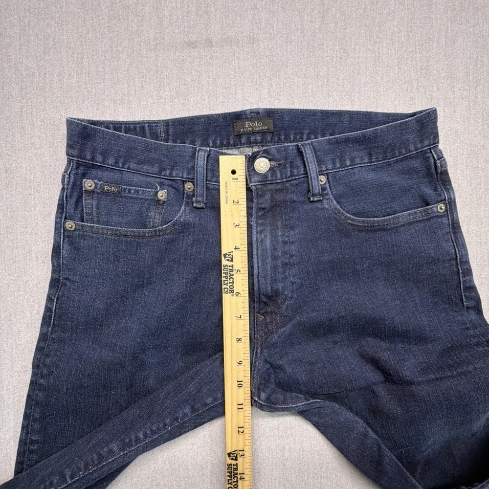 Polo Ralph Lauren Jeans Mens 33x32 (Fits 32x29) Blue The Varick Slim Straight